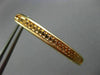 ESTATE WIDE & LONG 2.14CT PINK DIAMOND 18KT ROSE GOLD DOUBLE SIDED HOOP EARRINGS