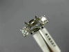 .45CT DIAMOND 14KT WHITE GOLD 3D 3 STONE ROUND SEMI MOUNT ENGAGEMENT RING #18327