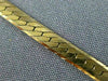 ESTATE LONG 14KT YELLOW GOLD 3D CLASSIC HERRINGBONE CHAIN BRACELET #25321