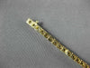 ESTATE LONG 3.10CT DIAMOND 14K YELLOW GOLD CLASSIC TENNIS BRACELET W/SAFETY LOCK