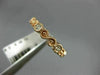 ESTATE .30CT DIAMOND 14K ROSE GOLD 3D 6 STONE FILIGREE INFINITY ANNIVERSARY RING