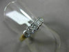 ESTATE .75CT DIAMOND 14KT WHITE & YELLOW GOLD 5 STONE GRADUATING SEMI BEZEL RING