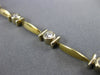 ESTATE 1.04CT ROUND DIAMOND 14K WHITE & YELLOW GOLD TENSION BEZEL BRACELET #1441