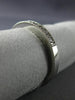 ESTATE .20CT DIAMOND 14KT WHITE GOLD 3D CLASSIC WEDDING ANNIVERSARY RING #19625