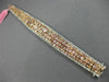 ESTATE LARGE 23.72CT WHITE & PINK DIAMOND 18KT WHITE & ROSE GOLD TENNIS BRACELET