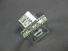 ESTATE .45CT DIAMOND 14KT WHITE GOLD 3D CLASSIC SEMI ETERNITY ANNIVERSARY RING