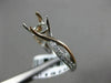 ESTATE .17CT DIAMOND 14KT WHITE & ROSE GOLD INFINITY SEMI MOUNT ENGAGEMENT RING