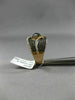 ESTATE WIDE 2.85CT DIAMOND & ORANGE SAPPHIRE 18KT ROSE GOLD CRISS CROSS FUN RING