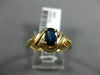 .67CT DIAMOND & AAA SAPPHIRE 14KT YELLOW GOLD INFINITY SOLITAIRE ENGAGEMENT RING