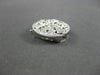 ANTIQUE .31CT DIAMOND 18KT WHITE GOLD ROUND FILIGREE PEARL LOCK AMAZING!! #11716