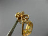 ESTATE LARGE 2.81CT WHITE & FANCY YELLOW DIAMOND 18K ROSE GOLD FILIGREE EARRINGS