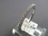 .15CT DIAMOND 18K WHITE GOLD 3D CLASSIC ROUND 2MM SEMI ETERNITY ANNIVERSARY RING