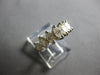 ESTATE 1.30CT DIAMOND 14KT WHITE GOLD GRADUATING WEDDING ANNIVERSARY RING #27964