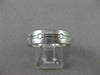 ESTATE WIDE 0.30CTW DIAMOND 14KT WHITE GOLD ETOILE MENS RING BEAUTIFUL!!! #19434