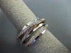 ESTATE WIDE 1.0CT PINK DIAMOND 18KT WHITE & ROSE GOLD MULTI ROW CRISS CROSS RING
