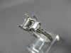 ESTATE WIDE .67CT DIAMOND 14K WHITE GOLD SEMI MOUNT LUCIDA ENGAGEMENT RING 16735