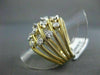 ESTATE LARGE 1.49CT DIAMOND 14KT YELLOW GOLD ETOILE LARGE FUN RING ONE OF A KIND