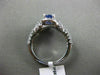 ESTATE WIDE 2.51CT DIAMOND & TANZANITE 18KT WHITE GOLD INFINITY ENGAGEMENT RING