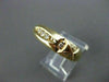ESTATE WIDE .15CT DIAMOND 14KT YELLOW GOLD 5 STONE MENS ANNIVERSARY RING #10111