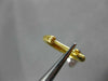 ESTATE .57CT DIAMOND 14KT 2 TONE GOLD 3D PAVE CIRCULAR HOOP FUN EARRINGS #20819