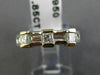 ESTATE WIDE .85CT DIAMOND 14KT TWO TONE GOLD WEDDING ANNIVERSARY LOVE RING #7007