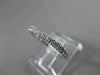 ESTATE .60CT DIAMOND 14KT WHITE GOLD ROUND STONE ETERNITY ENGAGEMENT RING #21626