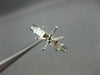 ESTATE .56CT DIAMOND 14KT WHITE GOLD BAGUETTE SEMI MOUNT ENGAGEMENT RING #3053