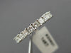 ESTATE 2.50CT PRINCESS DIAMOND 14KT WHITE GOLD SHARED PRONG ETERNITY RING #20627