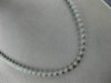 3.10CT DIAMOND 18KT WHITE GOLD 3D 4 LEAF CLOVER FLOWER ETERNITY TENNIS NECKLACE