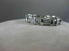 ANTIQUE PLATINUM 1.06CTW ROUND BAGUETTE DIAMOND ETERNITY ANNIVERSARY RING #20014