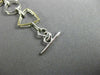 ESTATE WIDE & LONG .25CT DIAMOND 14K WHITE & YELLOW GOLD 3D MULTI SHAPE BRACELET