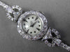 ANTIQUE LARGE 2.50CT OLD MINE MULTI SHAPE DIAMOND PLATINUM LADIES WATCH #2941