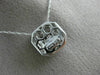 ESTATE .50CT WHITE & FANCY YELLOW DIAMOND 14K WHITE GOLD FILIGREE PENDANT #20803