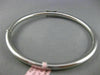 ESTATE .42CT DIAMOND 14K WHITE GOLD 3D SQUARE BOW DESIGN CLASSIC BANGLE BRACELET