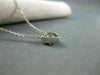 ESTATE .18CT DIAMOND 14KT WHITE GOLD 3D SIX STONE ETOILE HEART PENDENT #1722