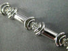 ESTATE .55CT DIAMOND 14KT WHITE GOLD 3D SEMI BEZEL PRONG BEZEL TENNIS BRACELET
