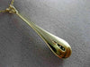 ESTATE .52CT DIAMOND 18K TWO TONE GOLD 3D ELONGATED PAVE FLOATING PENDANT #25492