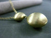 ESTATE LARGE .20CT DIAMOND 14KT TWO TONE GOLD 3D CLUSTER MATTE ITALIAN NECKLACE