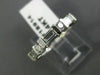 ESTATE .75CT DIAMOND 14KT WHITE GOLD 3D CLASSIC WEDDING ANNIVERSARY RING #18914