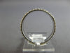 .98CT DIAMOND 14KT WHITE GOLD 3D CLASSIC 2 ROW ETERNITY WEDDING ANNIVERSARY RING