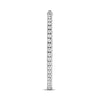 ESTATE 1.50CT DIAMOND 14K WHITE GOLD 3D CLASSIC INSIDE OUT HOOP HANGING EARRINGS