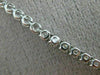 ANTIQUE 8.32CT DIAMOND & AAA SAPPHIRE 18KT WHITE GOLD MULTI DROP NECKLACE #385