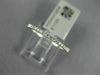 ESTATE .32CT DIAMOND 18KT WHITE GOLD 1MM ROUND ETERNITY WEDDING ANNIVERSARY RING