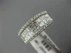 WIDE 2.06CT DIAMOND ROUND PRINCESS BAGUETTE 18KT WHITE GOLD ANNIVERSARY RING