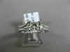 ESTATE .50CT PRINCESS DIAMOND 14KT WHITE GOLD CLASSIC SOLITAIRE ENGAGEMENT RING
