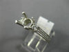 ESTATE .60CT DIAMOND PLATINUM FILIGREE DOUBLE SIDED SEMI MOUNT ENGAGEMENT RING
