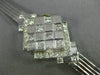 ANTIQUE HAMILTON 1.15CT OLD MINE DIAMOND 14KT WHITE GOLD WATCH BRACELET #17253