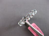 4.99CT AAA AQUAMARINE 14KT WHITE GOLD 3D ROUND CLASSIC ETERNITY ENGAGEMENT RING