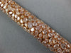 LARGE & LONG 21.40CT PINK DIAMOND 18K ROSE GOLD MULTI SHAPE LOVE TENNIS BRACELET