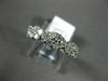 ESTATE 1.0CT DIAMOND 14KT WHITE GOLD CLASSIC INFINITY SEMI ETERNITY WEDDING RING